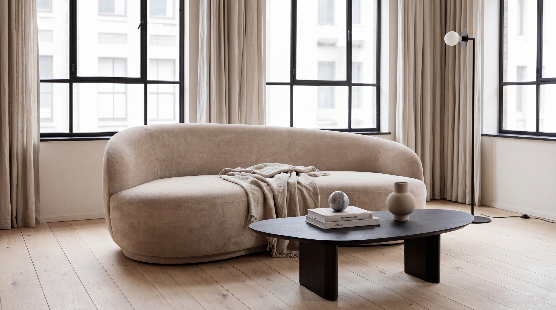 Product in context, ruime woonkamer
